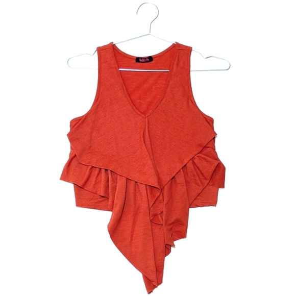 Vintage | blush | Tiered Ruffles | V Neck | Stretchy | Fall | Flowy | Boho - Picture 1 of 5